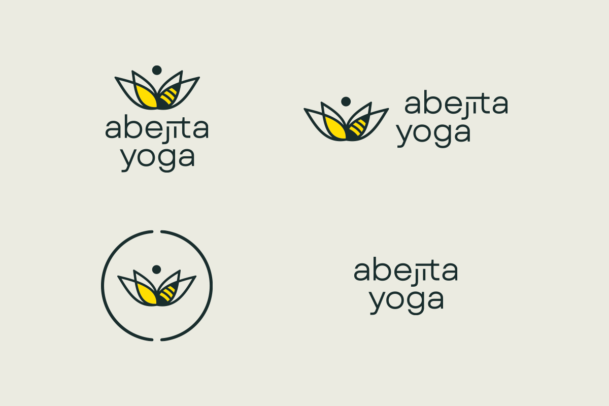 Logovarianten abejita yoga