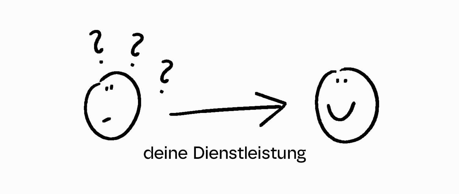 Dein Service soll Orientierung bieten