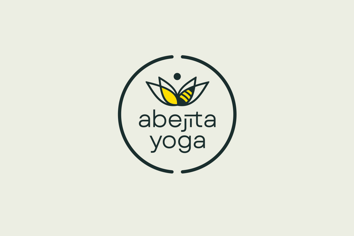 logo for abejita yoga