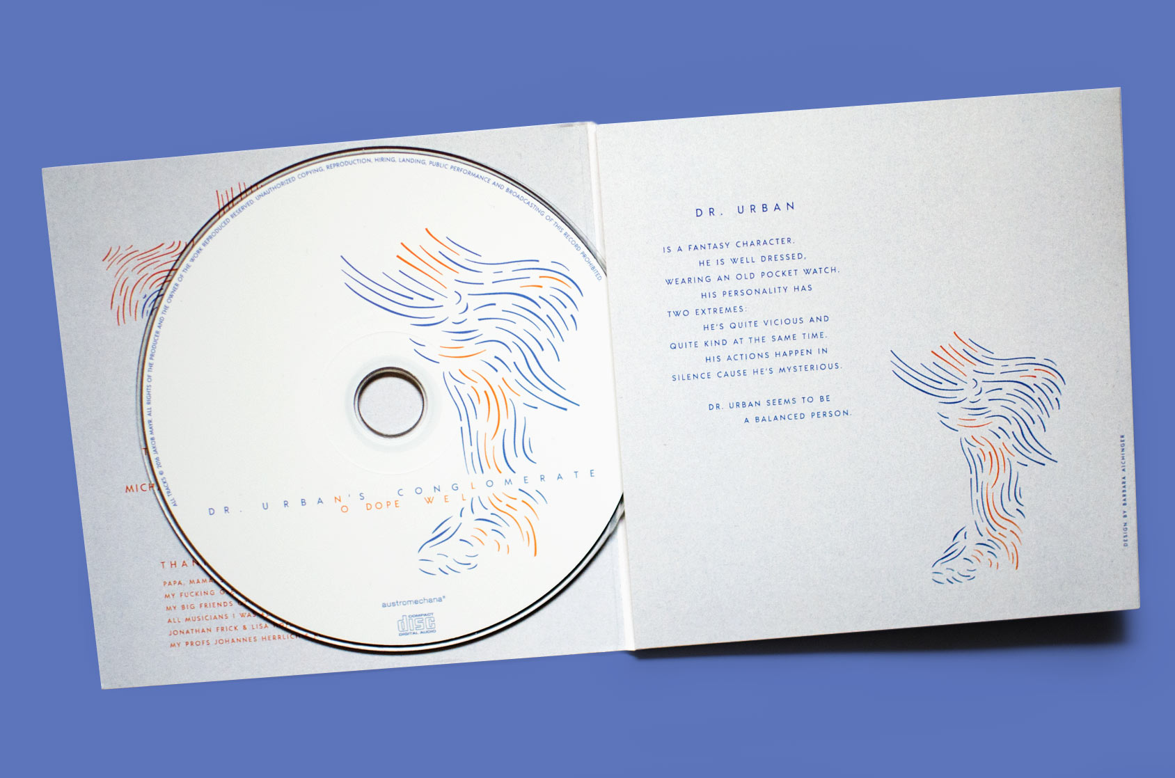 Album Cover Design für den Posaunisten Jakob Mayr, Musiker bei Parov Stelar