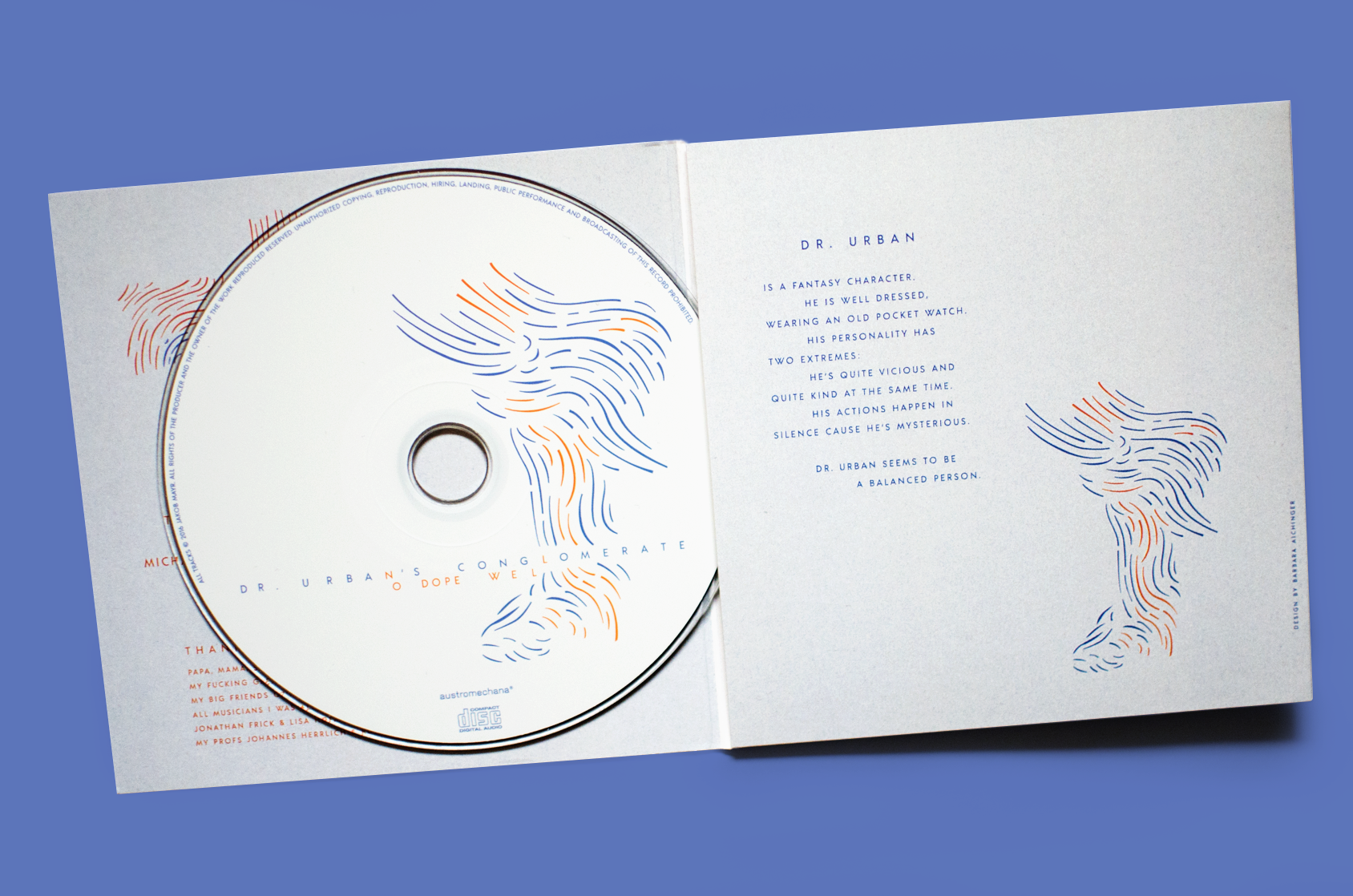 Album Design für die erste CD