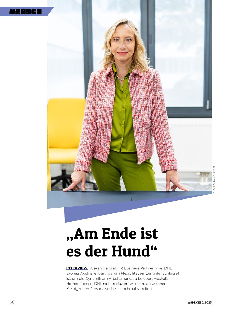 abgedrucktes Bild im Magazin